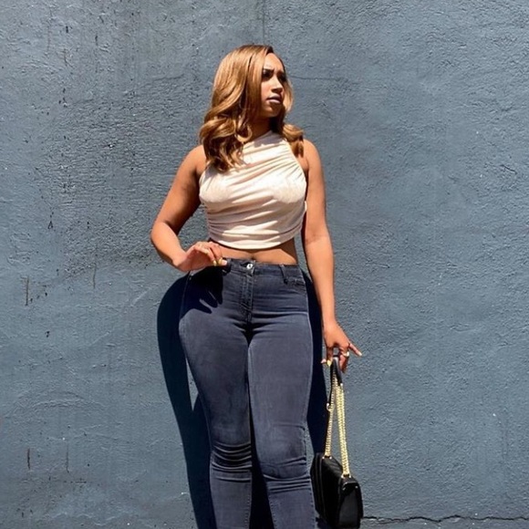 One Shoulder Shimmer Top - Picture 6 of 6